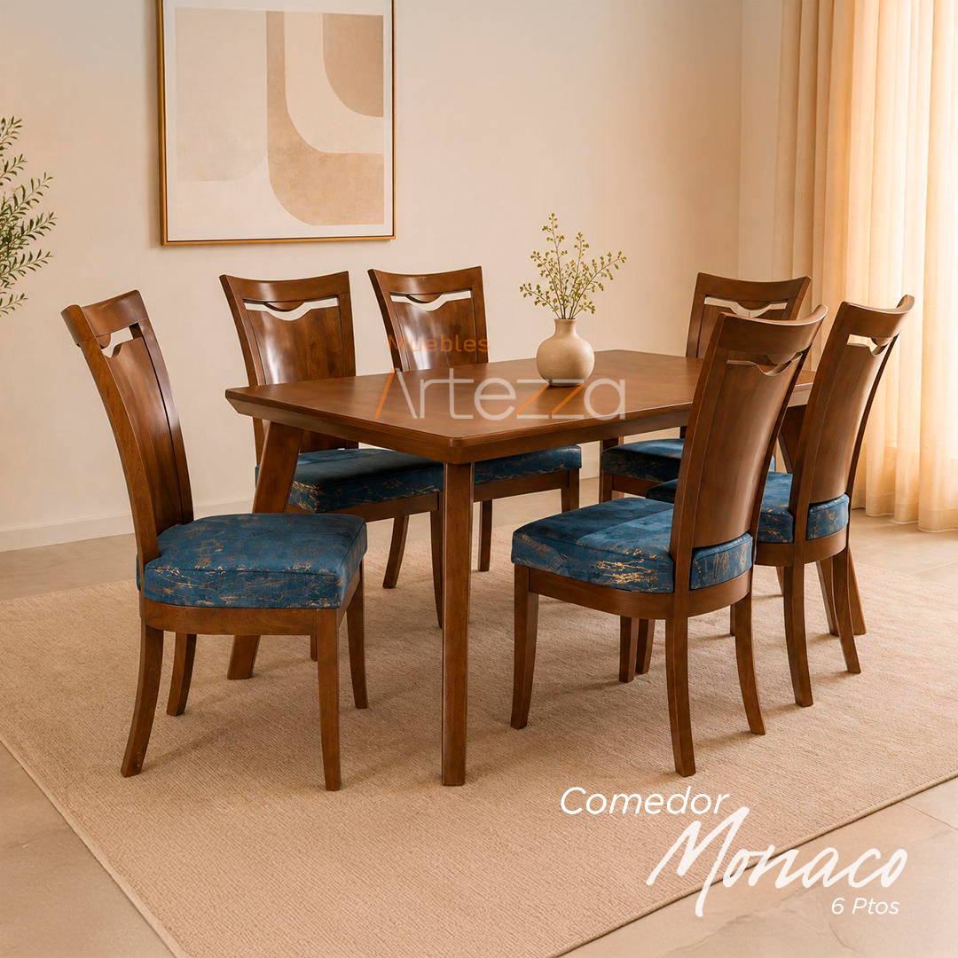 Monaco 6 ptos Comedor Mónaco 6 Puestos - Imagen 1