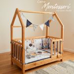 Cama Montessori Mini Con Techo